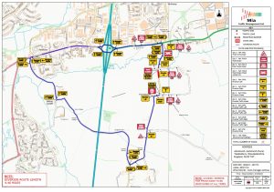 Map of roadworks
